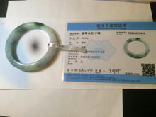Load image into Gallery viewer, 54mm Certificated sunny green jadeite jade bangle AS11-0444