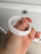 Load image into Gallery viewer, 48mm Type A 100% Natural sunny green/purple/yellow oval Jadeite Jade bangle W82-7916