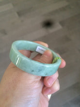Load image into Gallery viewer, 50.6mm Certified type A 100% Natural apple green Jadeite Jade bangle X78-7271