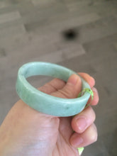 Load image into Gallery viewer, 50.6mm Certified type A 100% Natural apple green Jadeite Jade bangle X78-7271