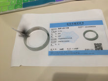 Load image into Gallery viewer, 52.9mm Certified Type A 100% Natural light green/brown Jadeite Jade bangle KS77-2354