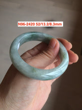 Load image into Gallery viewer, Sale! 49-54mm certified Type A 100% Natural dark green/white/black Jadeite Jade bangle with defects group GC30
