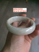 Load image into Gallery viewer, 56-59mm certified 100% Natural jadeite jade bangle group AE54 (Clearance)