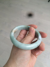Load image into Gallery viewer, 56.6mm Certified type A 100% Natural sunny green purple Jadeite Jade bangle N95-0465