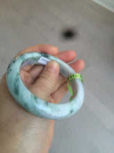 Load image into Gallery viewer, 57.7mm certified type A 100% Natural green/white/purple Jadeite Jade bangle AC44-6203