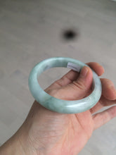 Load image into Gallery viewer, 56.6mm Certified type A 100% Natural sunny green purple Jadeite Jade bangle N95-0465