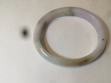 Load image into Gallery viewer, 51.5mm Certified Type A 100% Natural light green/purple/yellow/brown oval shape Jadeite Jade bangle AS14-0710