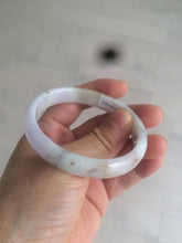 Load image into Gallery viewer, 51.5mm Certified Type A 100% Natural light green/purple/yellow/brown oval shape Jadeite Jade bangle AS14-0710