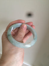 Load image into Gallery viewer, 56.6mm Certified type A 100% Natural sunny green purple Jadeite Jade bangle N95-0465