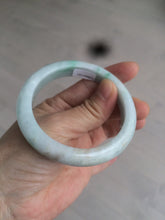 Load image into Gallery viewer, 54mm certified Type A 100% Natural sunny green/white/brown Jadeite Jade bangle R71-5675