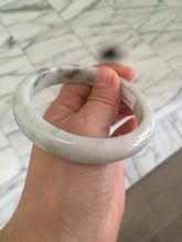 Load image into Gallery viewer, 59.5mm certified Type A 100% Natural green/purple/yellow/gray yellow Jadeite bangle AF65-7538