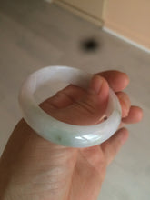 Load image into Gallery viewer, 50mm Certified Type A 100% Natural light green/purple Jadeite Jade bangle C37-7910