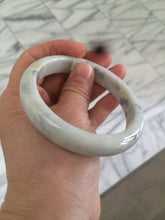 Load image into Gallery viewer, 59.5mm certified Type A 100% Natural green/purple/yellow/gray yellow Jadeite bangle AF65-7538
