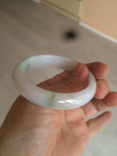 Load image into Gallery viewer, 50mm Certified Type A 100% Natural light green/purple Jadeite Jade bangle C37-7910