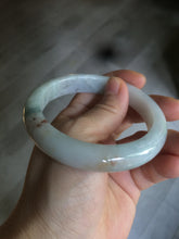 Load image into Gallery viewer, 57.5mm Certified Type A 100% Natural light green/purple/red Jadeite Jade bangle AC62-0052