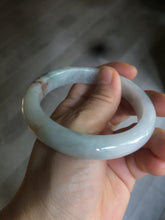 Load image into Gallery viewer, 57.5mm Certified Type A 100% Natural light green/purple/red Jadeite Jade bangle AC62-0052