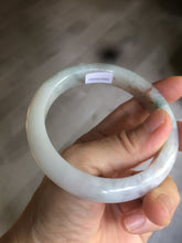 Load image into Gallery viewer, 57.5mm Certified Type A 100% Natural light green/purple/red Jadeite Jade bangle AC62-0052