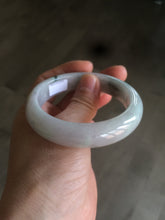 Load image into Gallery viewer, 54.5mm Certified Type A 100% Natural white/green/purple/yellow (FU LU SHOU) Jadeite Jade bangle AF63-9783