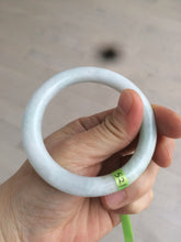 Load image into Gallery viewer, 52mm certified Type A 100% Natural green/orange/white round cut Jadeite Jade bangle R72-5679