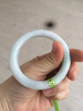 Load image into Gallery viewer, 52mm certified Type A 100% Natural green/orange/white round cut Jadeite Jade bangle R72-5679