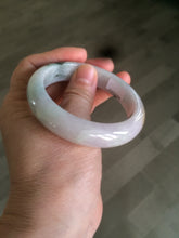 Load image into Gallery viewer, 54.5mm Certified Type A 100% Natural white/green/purple/yellow (FU LU SHOU) Jadeite Jade bangle AF63-9783