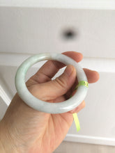 Load image into Gallery viewer, 52mm certified Type A 100% Natural green/orange/white round cut Jadeite Jade bangle R72-5679