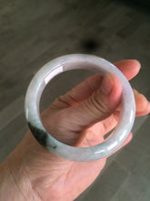 Load image into Gallery viewer, 54.5mm Certified Type A 100% Natural white/green/purple/yellow (FU LU SHOU) Jadeite Jade bangle AF63-9783