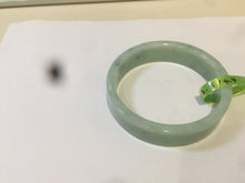 Load image into Gallery viewer, 50.6mm Certified type A 100% Natural apple green Jadeite Jade bangle X78-7271