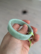 Load image into Gallery viewer, 50.6mm Certified type A 100% Natural apple green Jadeite Jade bangle X78-7271
