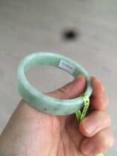 Load image into Gallery viewer, 50.6mm Certified type A 100% Natural apple green Jadeite Jade bangle X78-7271