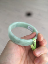 Load image into Gallery viewer, 50.6mm Certified type A 100% Natural apple green Jadeite Jade bangle X78-7271