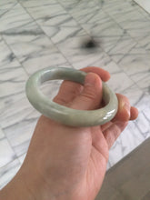 Load image into Gallery viewer, 54.4mm Certified Type A 100% Natural white/light green Jadeite Jade bangle AF61-9774
