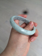 Load image into Gallery viewer, 58mm Certified Type A 100% Natural light green/gray Jadeite Jade bangle W76-4542
