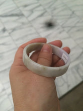 Load image into Gallery viewer, 51.5mm Certified Type A 100% Natural light purple/yellow/brown square Jadeite Jade bangle AC60-8067