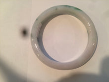 Load image into Gallery viewer, 53.6mm certified 100% natural Type A sunny green purple white jadeite jade bangle AS21-4141