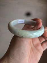 Load image into Gallery viewer, 57.5mm Certified 100% natural Type A light green/yellow/purple jadeite jade bangle N89-7531
