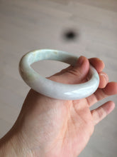 Load image into Gallery viewer, 57.5mm Certified 100% natural Type A light green/yellow/purple jadeite jade bangle N89-7531
