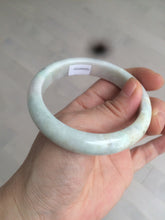 Load image into Gallery viewer, 57.5mm Certified 100% natural Type A light green/yellow/purple jadeite jade bangle N89-7531