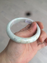 Load image into Gallery viewer, 57.5mm Certified 100% natural Type A light green/yellow/purple jadeite jade bangle N89-7531