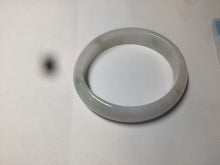 Load image into Gallery viewer, 50mm Certified Type A 100% Natural light green/purple Jadeite Jade bangle C37-7910
