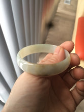 Load image into Gallery viewer, Certified 51.2mm Type A 100% Natural light green/yellow jadeite jade bangle group R5-8387 Add on item. No sale individually