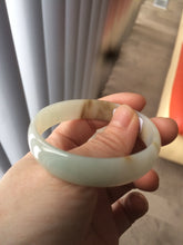 Load image into Gallery viewer, Certified 51.2mm Type A 100% Natural light green/yellow jadeite jade bangle group R5-8387 Add on item. No sale individually