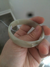 Load image into Gallery viewer, Certified 51.2mm Type A 100% Natural light green/yellow jadeite jade bangle group R5-8387 Add on item. No sale individually