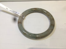 Load image into Gallery viewer, 56.8mm certified Type A 100% Natural green/brown round cut Jadeite Jade bangle KS87-1441