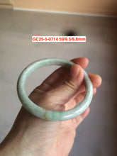 Load image into Gallery viewer, Sale! Certified type A 100% 55-61mm Natural green/white/purple Jadeite bangle group AG6