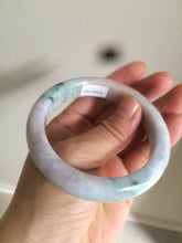 Load image into Gallery viewer, 55.5mm Certified 100% natural Type A green/purple/red (福禄寿)jadeite jade bangle U90-0518
