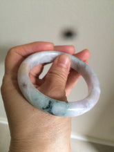 Load image into Gallery viewer, 55.5mm Certified 100% natural Type A green/purple/red (福禄寿)jadeite jade bangle U90-0518