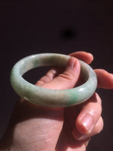 Load image into Gallery viewer, 56mm certified Type A 100% Natural sunny green/yellow Jadeite Jade bangle AR15-2704