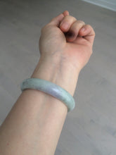 Load image into Gallery viewer, 52.7mm 100% natural Type A light green/purple jadeite jade bangle D80-2207