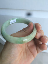 Load image into Gallery viewer, 56mm certified Type A 100% Natural sunny green/yellow Jadeite Jade bangle AR15-2704